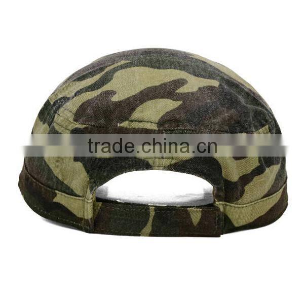 Fast lead time 100%cotton camo military uniform cap