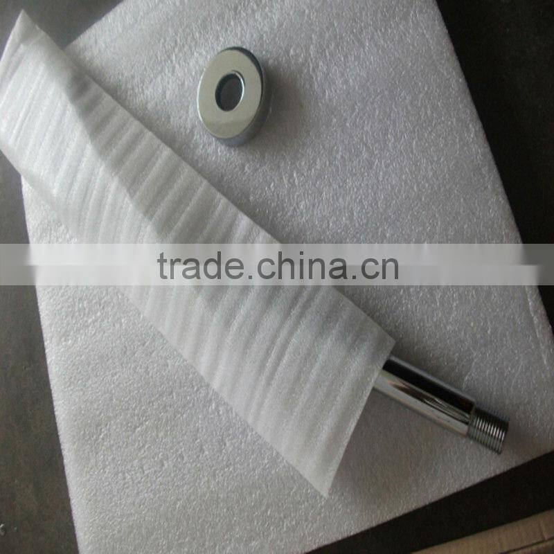 400mm round brass chrome ceiling shower arm