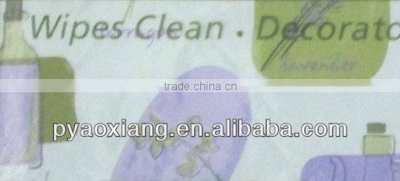 2013 new style vinyl flannel backed tablecloth