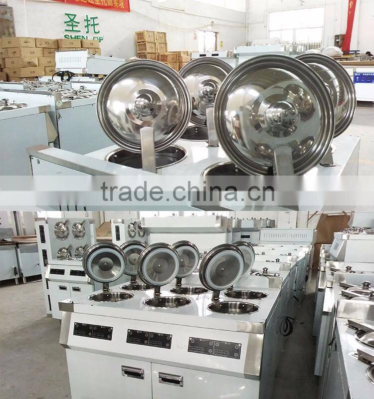 Shentop Baozaifan cooking machine Stainless Steel 12 ClayPot machine With Cabinet Stove for Restaurant BST-C12