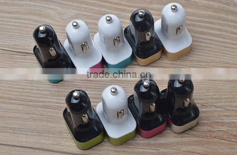 High quality 4.1a multi socket usb car charger