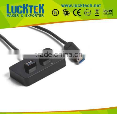 2ways double USB3.0 HUB ,high quality