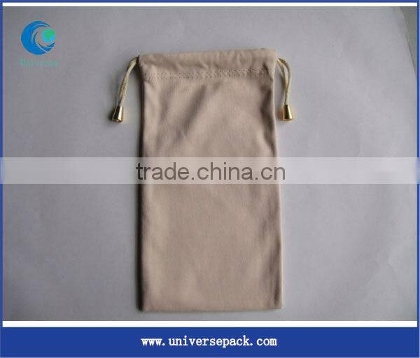 Portable pu glasses bag with spring