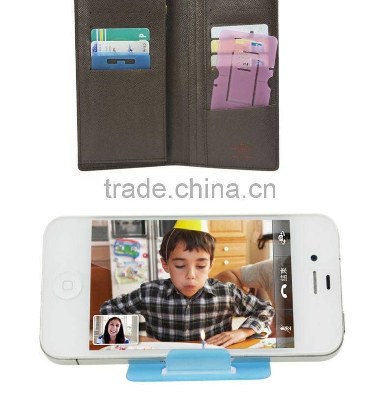 Compact Mobile Phone Stand in a Business Card Size