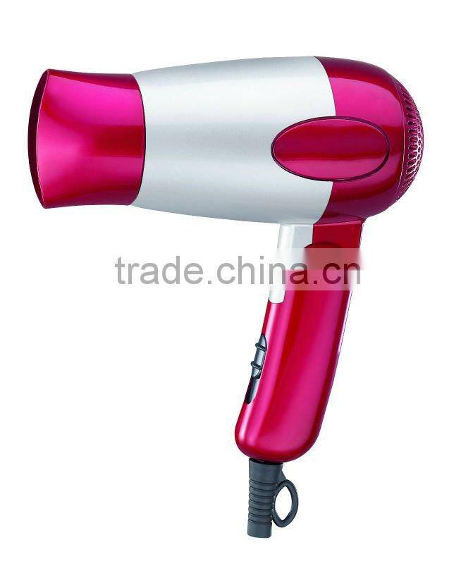 Spray-paint body Foldable design travel hair dryer