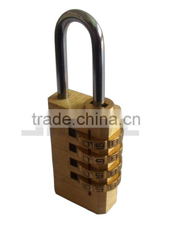 New 4-dial Combination security Lock Luggage Travel Pad lock