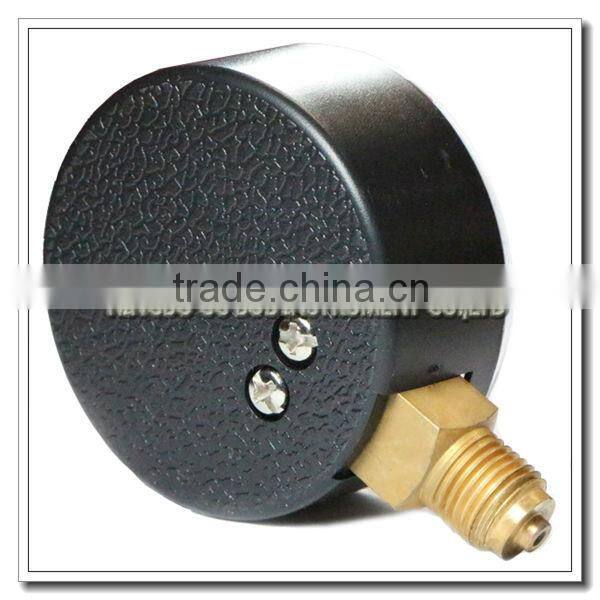 High quality 150mm balck steel pressure gauge 100 psi