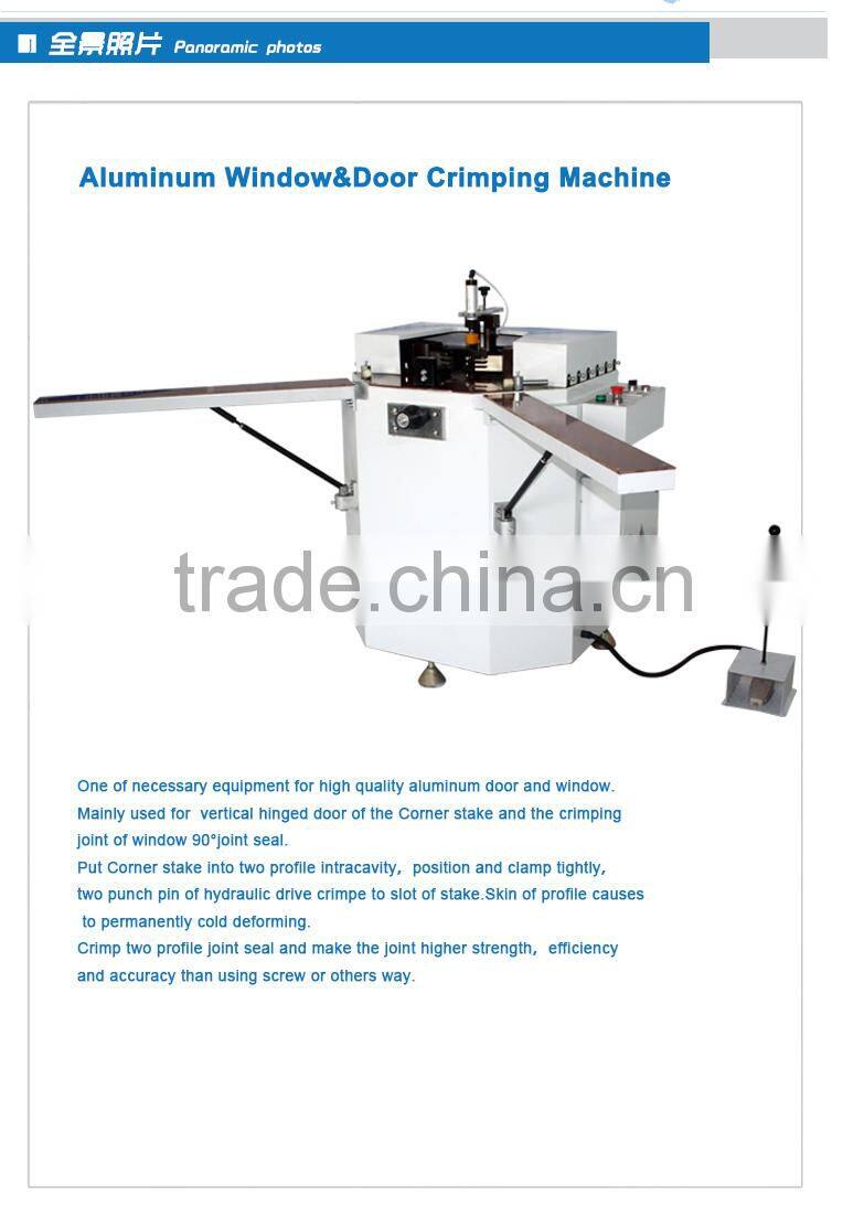 hydraulic aluminum window corner crimper
