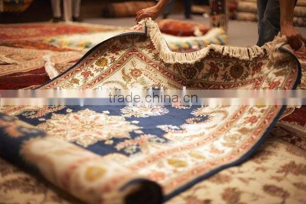 Customized Design hand-knotted persian silk rug carpet gaziantep