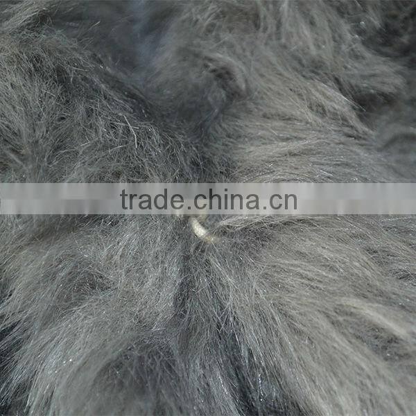 fashion lady's fake fur jacket