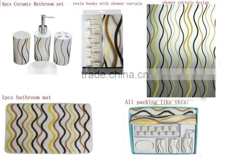ceramic bathroom set