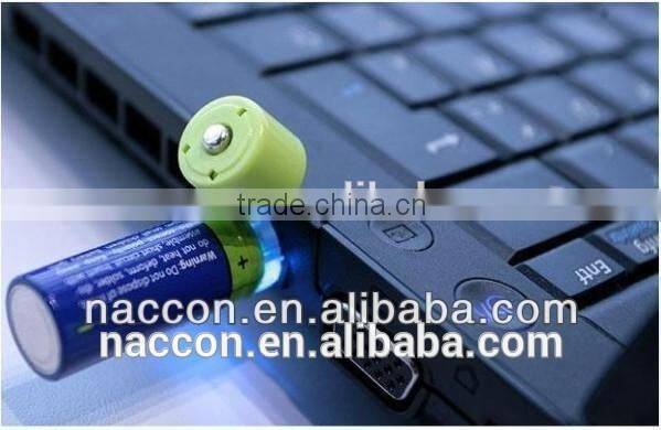 USB AA rechargeable battery NI-MH BATTERY vfd