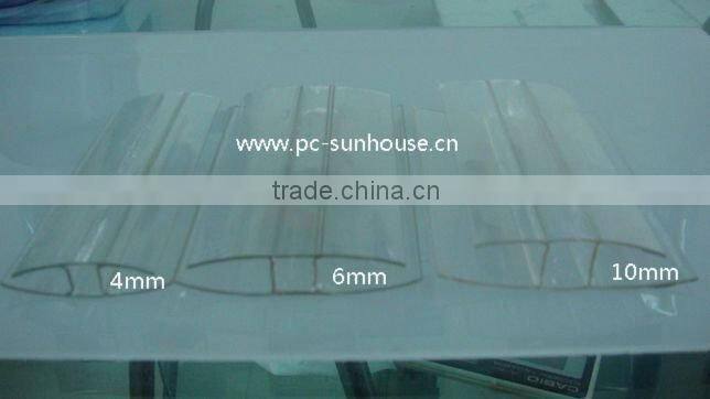 PC H profile H connector for PC hollow sheet
