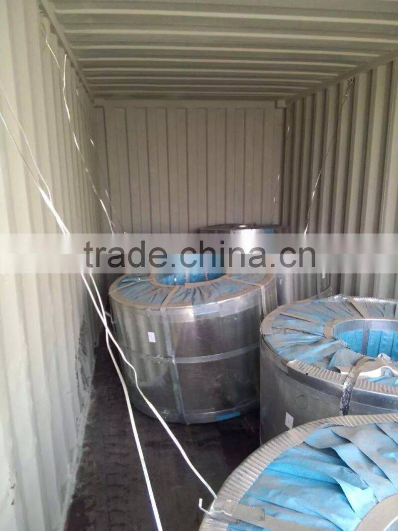 0.8*120mm hot dip galvanized steel coil slit edge