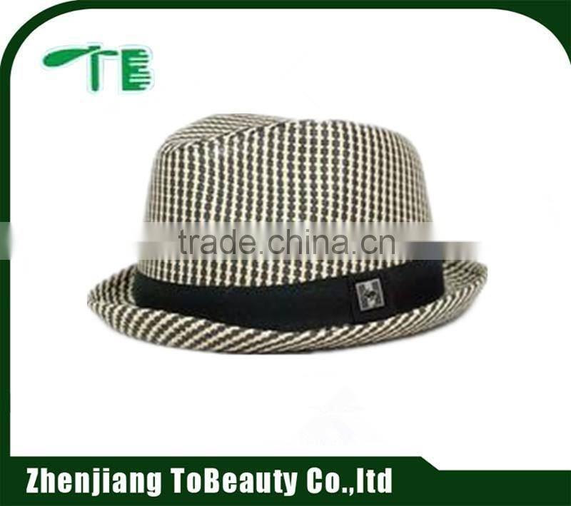 Custom stingy fedora 100% wool blend felt hat