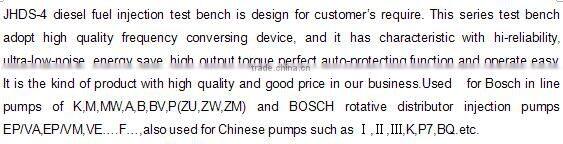 JHDS-4 diesel pump Test Bench high quality!