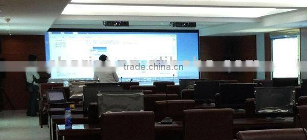 Two Projection Screens Edge Blending System