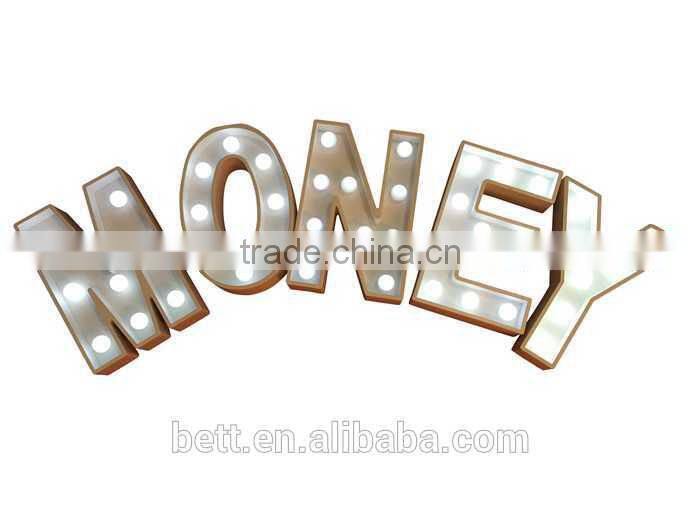 marquee letter lights WPC material letter light