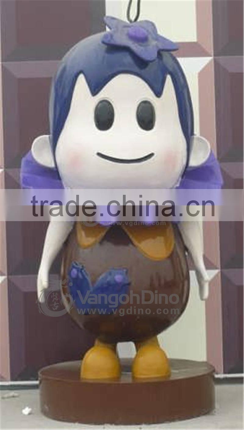 Fiberglass Simulation Model Type fiberglass cartoon character statue