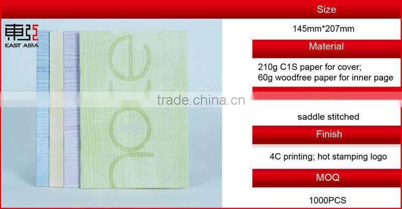 thin colorful notebook printing offer