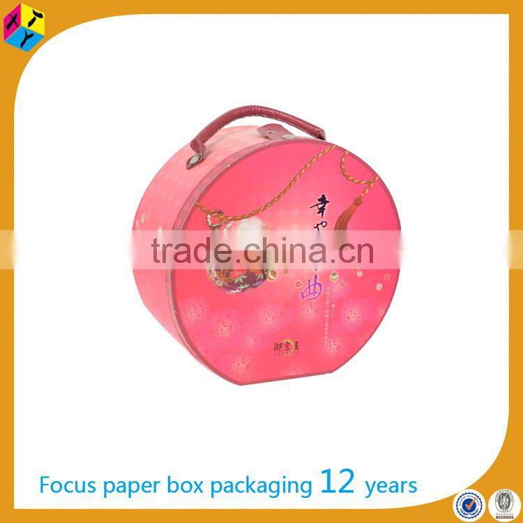 elegant high quality paper cardboardhat box purse