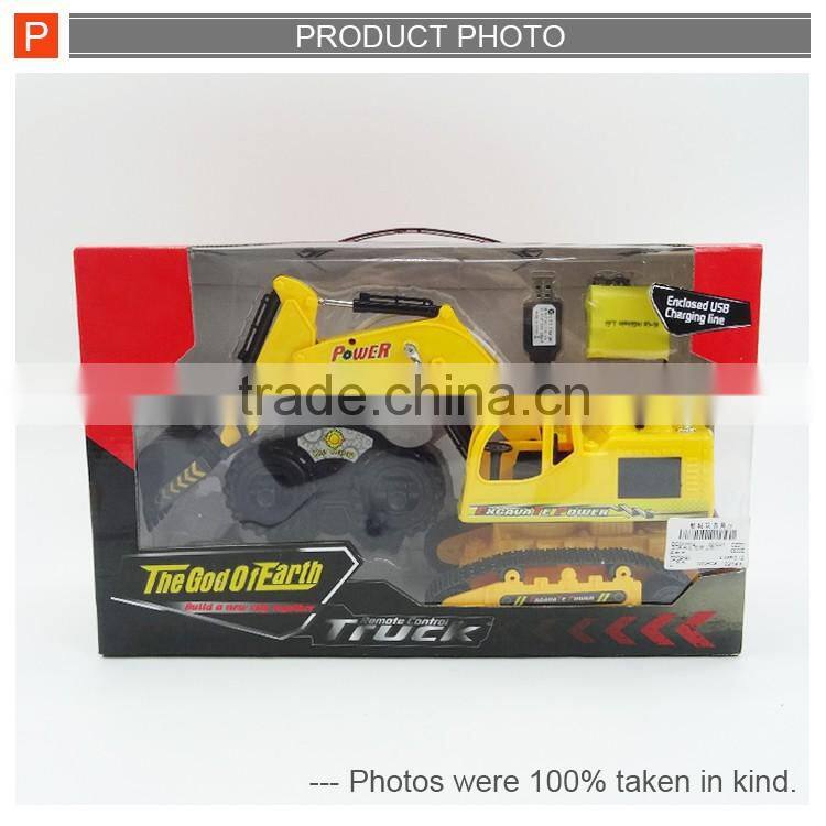 Hot sale 4channels radio control toy rc engineering truck