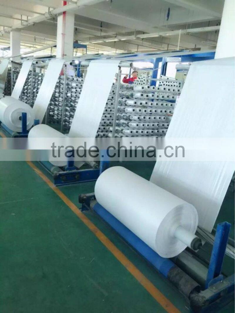 polypropylene woven sack roll/pp woven fabric roll for flour,rice,materials,sugar packing