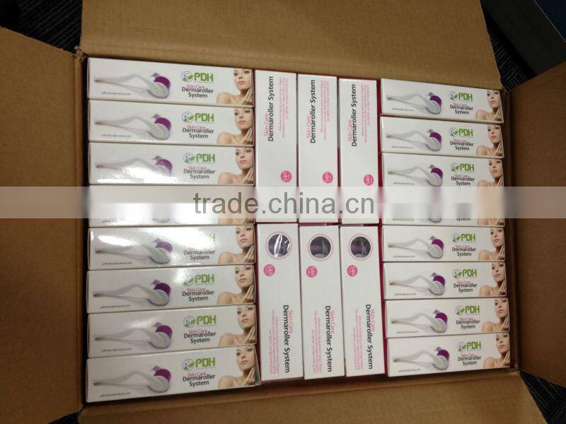 professional derme roller 1.5mm micro needle roller dermaroller derma roller titanium