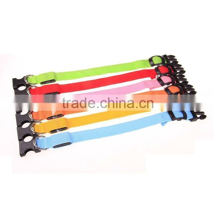 Chi-buy Wholesale LED Dog Collar Lighted Dog Collar Free Shipping on order 49usd