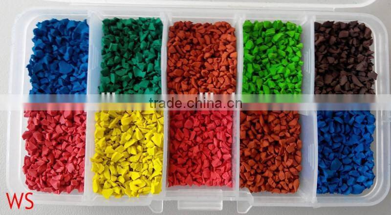 epdm granule | epdm rubber | Color EPDM granules for gym flooring