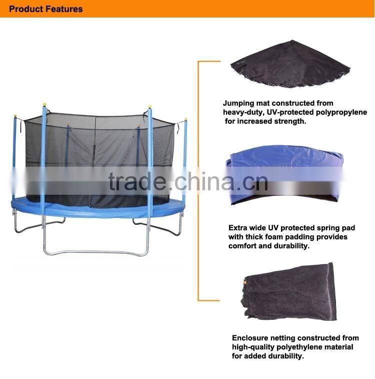 8ft Round Jumper with Inner Safety Net