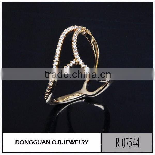 Costume jewelry supplies fashion black gold jewelry green stone finger ring