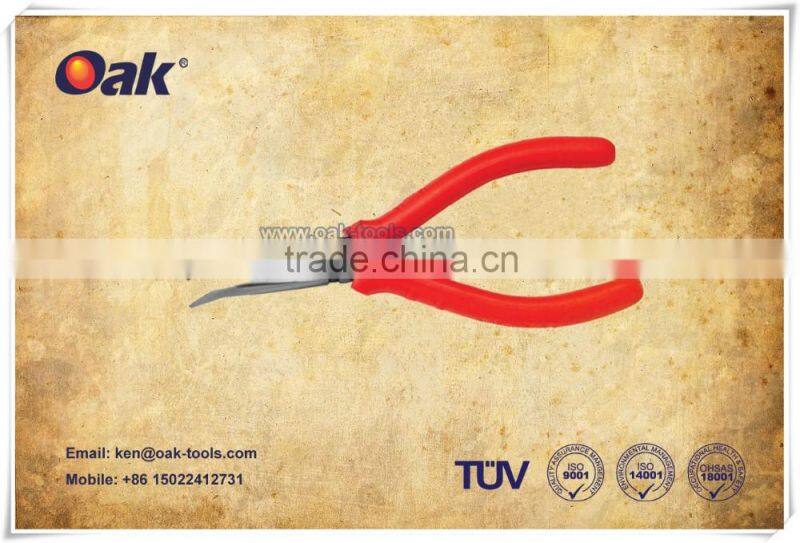 Titanium 8 INCH SLIM HALF-ROUND SNIPE-NOSE PLIER