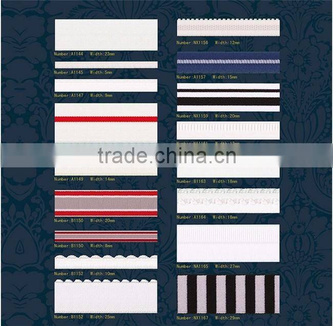 China Suppliers 3.5cm Customized Jacquard Elastic Tape for Mens Underwear