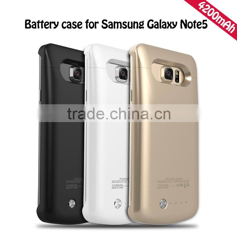Newest Fashion Battery Case Power Bank Charge Case for Samsung Note5 N9200