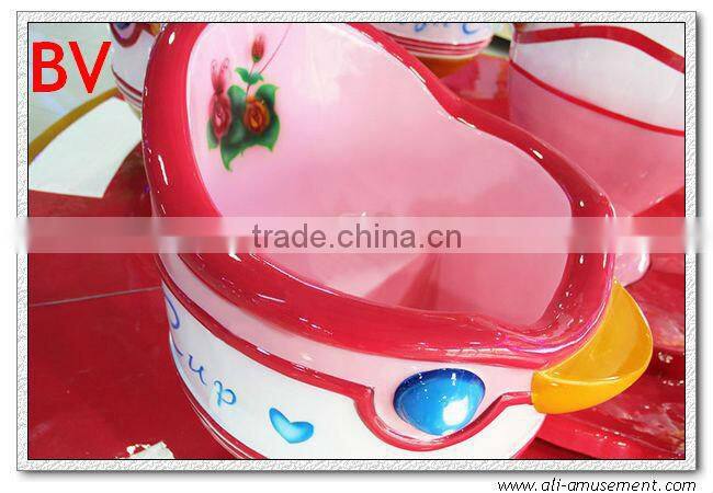 Professional indoor amusement coffee cup rides for sale