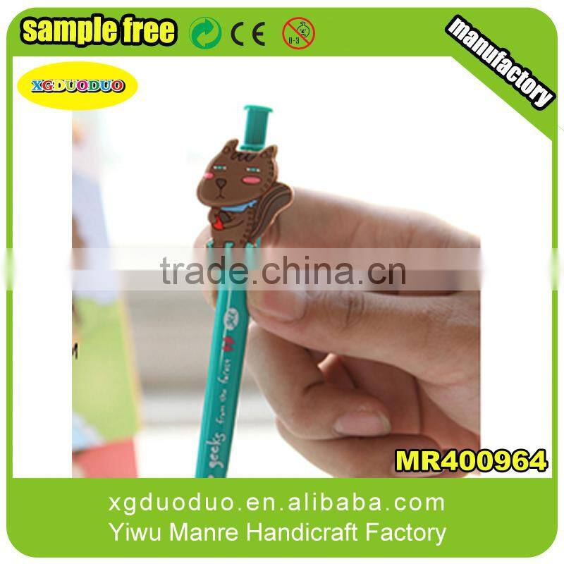 wholesale cheap 3D Spring cartoon people wooden ball pen