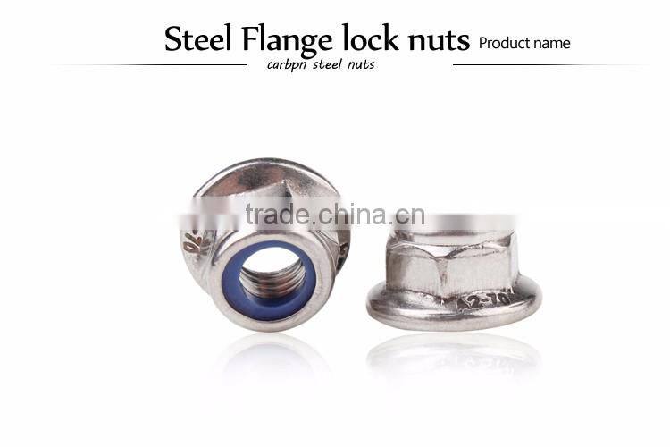 Quality assurance colored hex flange nuts