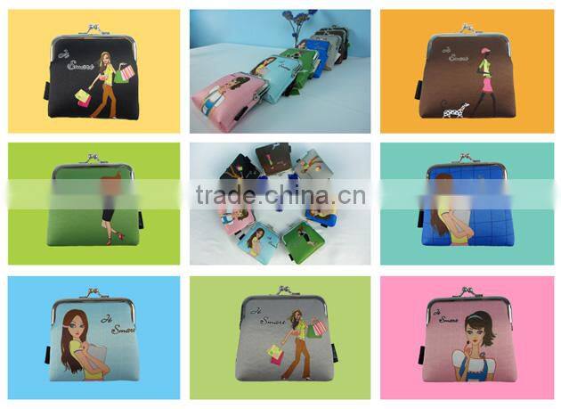 JSMART small coin purse coffee brand budget gift customized bag