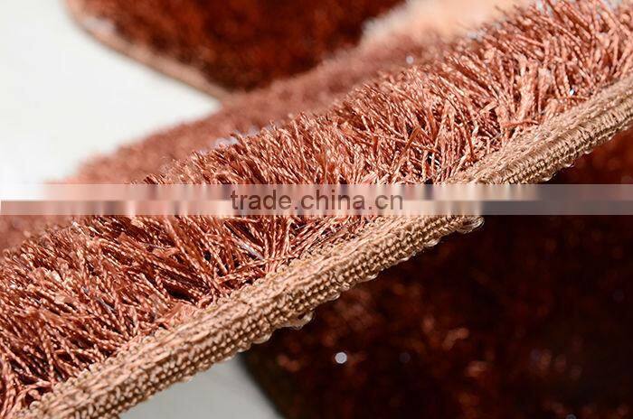 2015 New 9cm Long pile Luxury Polyester silk acrylic shaggy rugs and carpets