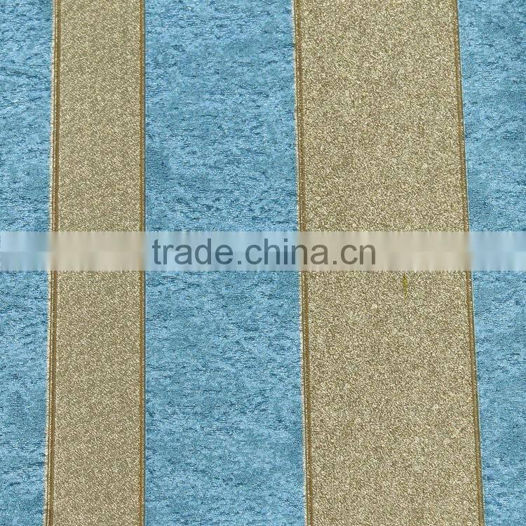 Black and gold wallpaper wide striped wall paper wallpaper in Italian