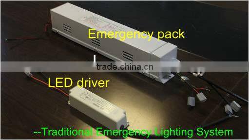 GS SAA Approval two-in-One Designed Rechargeable LED Emergency Pack , driver+pack 3 hour power supply for Emergency lighting
