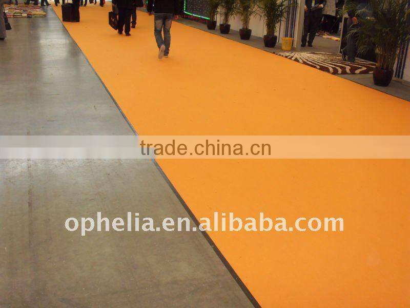 100% polyester Needle Punched Nonwoven Exhibition Carpet
