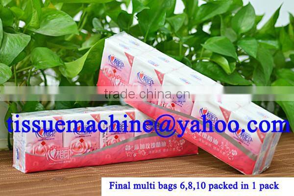 No Need Worker A to Z Pocket Tissue Fully Automatic Handkerchief Production Line