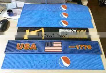 Rubber Bar Mat /Logo Pvc Bar Runner
