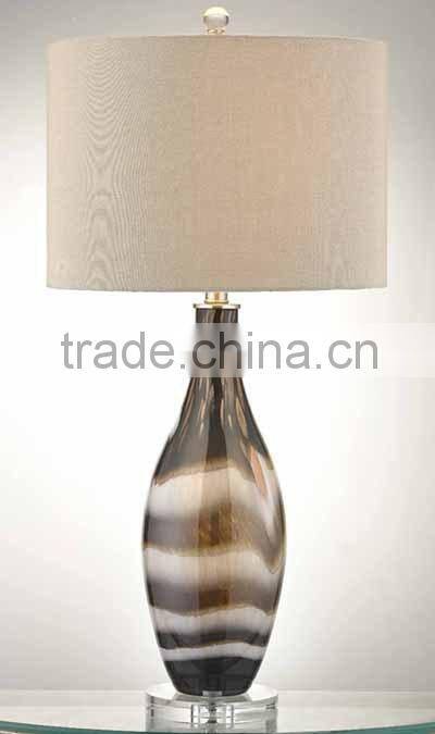 2015 hot crystal and glass guest room table lamp can add USA Canada