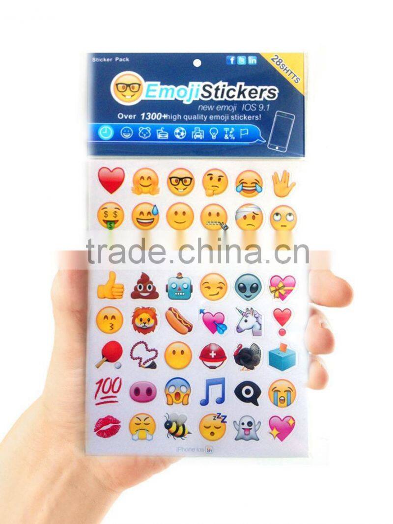 Lovely Emoji stickers/paper sticker/cute cartoon Emoji sticker