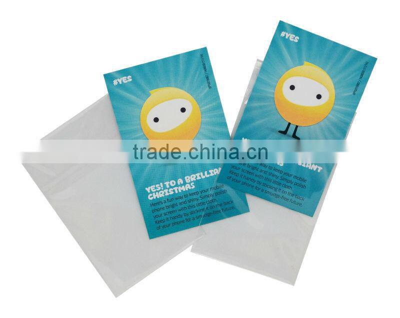 Magic mobile microfiber sticker mobile screen cleaner