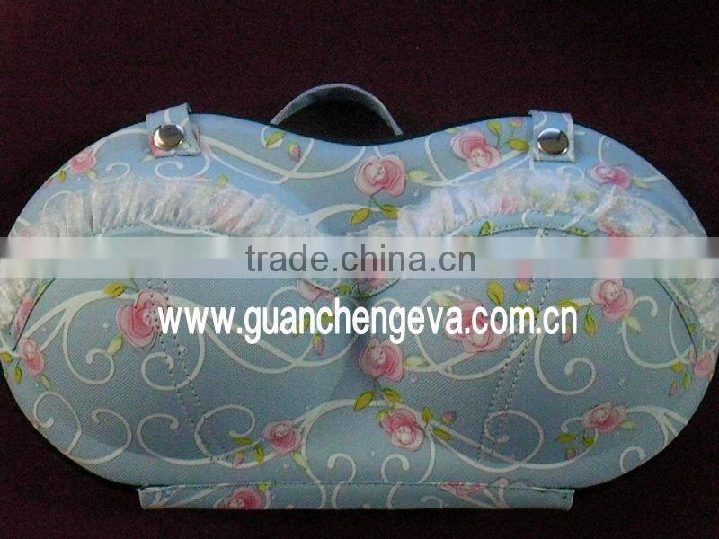 Double zipper puller bra case