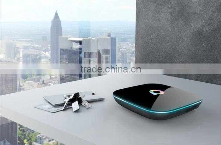 Set Top Box Amlogic S905 Quad Core 2G/16G 2.4G&5G Wifi 4K Android 6.0 q-box
